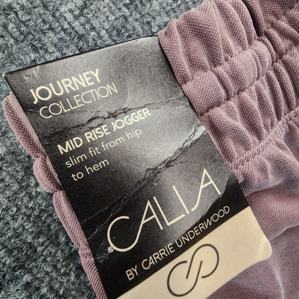 Calia XS Jogger Pants Dusty Plum Yoga Lounge Athleisure Athletic Smokry Quartz - Picture 8 of 14